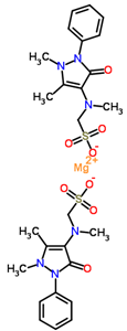 Methanesulfonic acid,1-[(2,3-dihydro-1,5-dimethyl-3-oxo-2-phenyl-1H-pyrazol-4-yl)methylamino]-,magnesium salt cas  6150-97-6